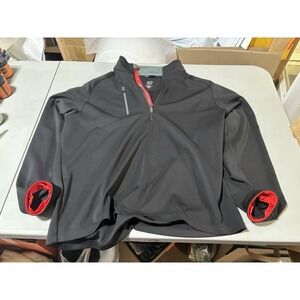 Zero Restriction Black Tour Series L330 1/4 Zip Stretch Golf Pullover Men's XL